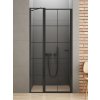 New Trendy New Soleo Black sprchové dvere 90 cm výklopné čierna matná/priehľadné sklo D-0279A New Trendy New Soleo Black sprchové dvere 90 cm výklopné čierna matná/priehľadné sklo D-0279A