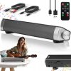 MINI SOUNDBAR BLUETOOTH 5.0 AUX RCA DIAĽKOVÉ OVLÁDANIE PRE DOMÁCNOSŤ AUTO MINI SOUNDBAR BLUETOOTH 5.0 AUX RCA DIAĽKOVÉ OVLÁDANIE PRE DOMÁCNOSŤ AUTO