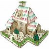 Woodcraft Drevené 3D puzzle Čarodejnícka chýša Woodcraft Drevené 3D puzzle Čarodejnícka chýša