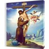 Obraz na plátne - Ježiš Kristus a svätý František z Assisi, ukrižovanie Ježiša na kríži Obraz na plátne - Ježiš Kristus a svätý František z Assisi, ukrižovanie Ježiša na kríži