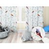 Biante Detský bavlnený záves Sandra SA-392 Lúčne kvietky s vtáčikmi 150x190 cm Biante Detský bavlnený záves Sandra SA-392 Lúčne kvietky s vtáčikmi 150x190 cm