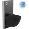CERANO - Kompletný WC set sanitárny splach. modul - čierna matná + WC závesné Verde, Rimless + Slim/UF sedátko - čierna lesklá - 49x36 cm CERANO - Kompletný WC set sanitárny splach. modul - čierna matná + WC závesné Verde, Rimless + Slim/UF sedátko - čierna lesklá - 49x36 cm