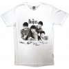 The Beatles Mop Tops & Signatures White M Tričko The Beatles Mop Tops & Signatures White M Tričko