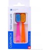 Curaprox CS 5460 Travel set náhradní hlavice kartáčku tmavě růžová + žlutá Curaprox CS 5460 Travel set náhradní hlavice kartáčku tmavě růžová + žlutá