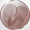 D1-23A/B - Emblém (pr.25mm) stolný tenis bronz - 2,5 cm D1-23A/B - Emblém (pr.25mm) stolný tenis bronz - 2,5 cm