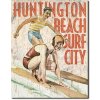 Plechová ceduľa Huntington Beach Surf Club 40 cm x 32 cm Plechová ceduľa Huntington Beach Surf Club 40 cm x 32 cm