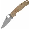 Spyderco Para Military 2 Brown Canvas Micarta C81MPCW2 Spyderco Para Military 2 Brown Canvas Micarta C81MPCW2