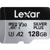 Lexar Paměťová karta Professional Silver Plus MicroSDXC 128 GB třída 10 UHS-I/U3 A2 V30 (LMSSIPL128G-BNANG) Lexar Paměťová karta Professional Silver Plus MicroSDXC 128 GB třída 10 UHS-I/U3 A2 V30 (LMSSIPL128G-BNANG)