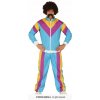 Pánsky kostým Guirca, modrá tepláková súprava, 80. roky, veľkosť L Pánsky kostým Guirca, modrá tepláková súprava, 80. roky, veľkosť L