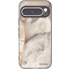 Picasee silikónový čierny obal pre Google Pixel 9 Pro - Cream marble Picasee silikónový čierny obal pre Google Pixel 9 Pro - Cream marble