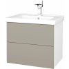 Dreja Umývadlová skrinka VARIANTE SZZ2 65 (umývadlo Harmonia) - N01 Biela lesk / M05 Béžová mat Dreja Umývadlová skrinka VARIANTE SZZ2 65 (umývadlo Harmonia) - N01 Biela lesk / M05 Béžová mat