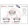 Sada brzdových platničiek, vždy 4 kusy v sade BREMBO P 30 076 (P30076) Sada brzdových platničiek, vždy 4 kusy v sade BREMBO P 30 076 (P30076)