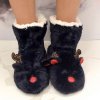 Detské tmavomodré plyšové ponožky Reindeer Bliss 24-35 Detské tmavomodré plyšové ponožky Reindeer Bliss 24-35