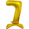 Godan Samostojaci fóliový balón 7 zlatý 74 cm Godan Samostojaci fóliový balón 7 zlatý 74 cm