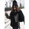 Fashionweek Súprava dámskej čiapky, šálu JK-ALASKA Farba: Čierna, Veľkosť: Universal Fashionweek Súprava dámskej čiapky, šálu JK-ALASKA Farba: Čierna, Veľkosť: Universal