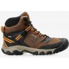 Turistické topánky pánske Keen Ridge Flex MID WP - bison/golden brown Turistické topánky pánske Keen Ridge Flex MID WP - bison/golden brown