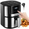 VZDUCHOVÁ FRITÉZA S DOTYKOVÝM DISPLEJOM LCD, VÝKONNÁ, 2400 W, 7 L VZDUCHOVÁ FRITÉZA S DOTYKOVÝM DISPLEJOM LCD, VÝKONNÁ, 2400 W, 7 L