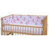 Mantinel do postieľky 4 dielny - Scarlett Fiki - 180 x 30 cm - růžová Mantinel do postieľky 4 dielny - Scarlett Fiki - 180 x 30 cm - růžová