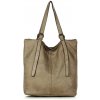 Mazzini Marco Béžová priestranná shopper kabelka