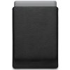 Woolnut Leather Sleeve for Macbook Pro/Air 13 - Black WNUT-MBP13-S-102-BK