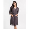 Dámsky viskózový župan Moraj PDSZ4300-003 L hnedá