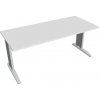Hobis Pracovný stôl Cross, 180x75,5x80 cm, biely/kov Hobis Pracovný stôl Cross, 180x75,5x80 cm, biely/kov