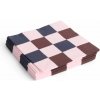 HAY Servítky Pattern Lunch 20ks, light pink, bordeaux and black M check HAY Servítky Pattern Lunch 20ks, light pink, bordeaux and black M check