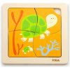 Viga puzzle Želva 4 dílky