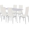 Jedálenský set Renton 6+1 bielo-sivý Jedálenský set Renton 6+1 bielo-sivý