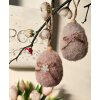 Clayre & Eef Ružové závesné veľkonočné plstené vajíčko Magiccal - Ø 5*7 cm - Clayre & Eef Clayre & Eef Ružové závesné veľkonočné plstené vajíčko Magiccal - Ø 5*7 cm - Clayre & Eef