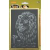 ARTLOVER Zlatý škrabací obrázok - Lev ARTLOVER Zlatý škrabací obrázok - Lev
