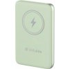 Verbatim magnetická bezdrátová powerbanka Charge 'n' Go, 10000mAh, zelená Verbatim magnetická bezdrátová powerbanka Charge 'n' Go, 10000mAh, zelená