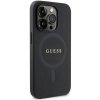 Guess PU Saffiano MagSafe iPhone 15 Pro Max, čierne Guess PU Saffiano MagSafe iPhone 15 Pro Max, čierne