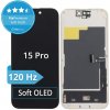Displej Soft OLED pre iPhone 15 Pro - Dotykové sklo + Rám, DIAGNOSTIC Displej Soft OLED pre iPhone 15 Pro - Dotykové sklo + Rám, DIAGNOSTIC