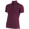 Lasting dámska merino polo košeľa LUCIE vínová Veľkosť: S Lasting dámska merino polo košeľa LUCIE vínová Veľkosť: S