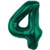Godan Fóliový balón číslo 4 tmavozelené 85 cm Godan Fóliový balón číslo 4 tmavozelené 85 cm