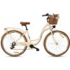 Retro bicykel GOETZE MOOD krémovo-hnedý Retro bicykel GOETZE MOOD krémovo-hnedý