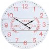 SEGNALE Hodiny nástenné drevené 55 cm biela KO-Y36200400bila SEGNALE Hodiny nástenné drevené 55 cm biela KO-Y36200400bila