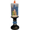 Grugen Vianočná LED sviečka s Mikulášom a snežitkom 25 cm Grugen Vianočná LED sviečka s Mikulášom a snežitkom 25 cm