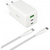 Epico UltraBoost GaN 100W sieťový adaptér EA100 s 1,2 m USB-C na USB-C káblom - biela 9915101100213 Epico UltraBoost GaN 100W sieťový adaptér EA100 s 1,2 m USB-C na USB-C káblom - biela 9915101100213