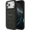 Guess 4G Ring Classic Logo MagSafe puzdro na iPhone 17 Pro Max čierne (GUHMP17XG4GFRK)