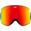 Unisex snowboardové okuliare Lynx black/mirror červená Horsefeathers|U Unisex snowboardové okuliare Lynx black/mirror červená Horsefeathers|U