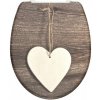EISL sedátko WC Duroplast Soft Close Wood Heart 82377 EISL sedátko WC Duroplast Soft Close Wood Heart 82377