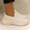 Dámske biele SLIP-ON tenisky ARDENE Dámske biele SLIP-ON tenisky ARDENE