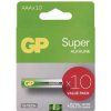 GP Alkalická batéria SUPER AAA (LR03) - 10ks 1013121001 GP Alkalická batéria SUPER AAA (LR03) - 10ks 1013121001