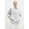 Košeľa Answear.LAB 34070.TMS strieborná S/M Košeľa Answear.LAB 34070.TMS strieborná S/M