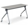 Skladací stôl so sklopnou doskou TRAINING PLUS, 145x45 cm, sivá Skladací stôl so sklopnou doskou TRAINING PLUS, 145x45 cm, sivá