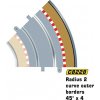 Scalextric vonkajšia krajnica SPORT Outer Border Curve R2/45° 4 ks pre 8206