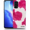 Picasee silikónový čierny obal pre OPPO Reno 5 5G - Pink Moo Picasee silikónový čierny obal pre OPPO Reno 5 5G - Pink Moo