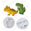 Sada Plastových vykrajovatiek Dinosaurus (2ks) Sada Plastových vykrajovatiek Dinosaurus (2ks)